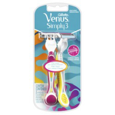 Aparelho Depilatório Gillette Venus Simply3 Com 2Un