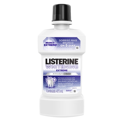 Enxaguante Bucal Listerine Whitening Extreme Menta 473ML