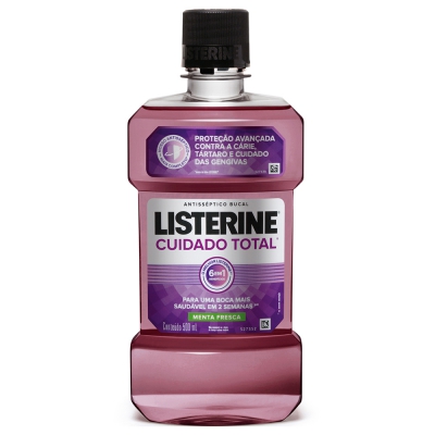Enxaguante Bucal Listerine Cuidado Total 500ML