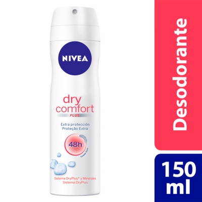 Desodorante Nivea F Aero Active Dry Comfort Plus 150ML