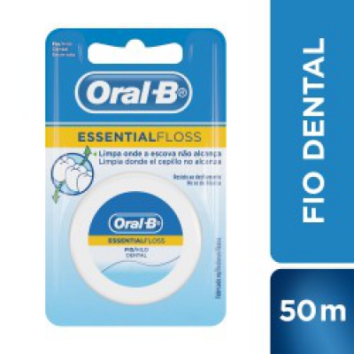Fio Dental Oral B Essential Floss Cera 50Mt