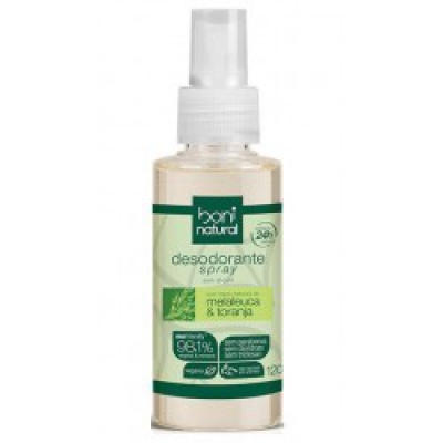Desodorante Boni Natural F Spray Melaleuca e Toranja 120ML