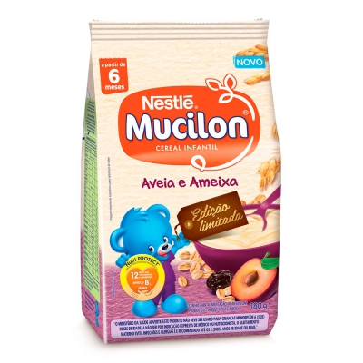 Mucilon Ameixa e Aveia 180G