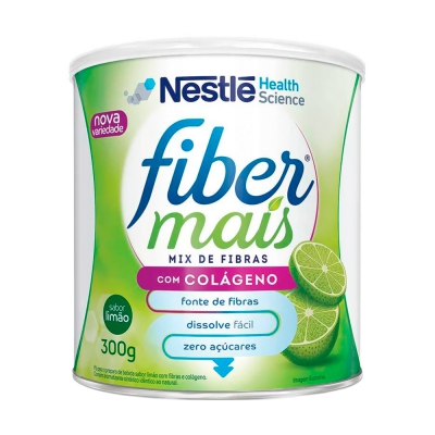 Fibermais Nestlé Com Colágeno Lata 300G Limão