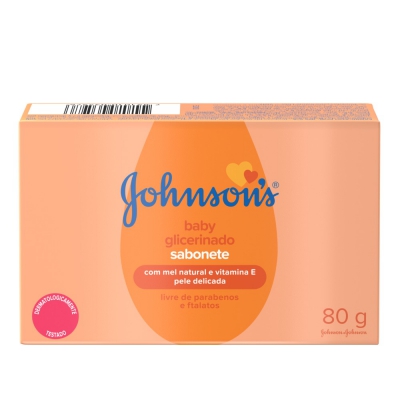 Sabonete Johnsons Baby Glicerinado 80G
