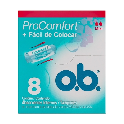 Absorvente Ob Pro Comfort Mini 8Un