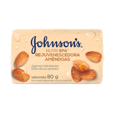 Sabonete Johnsons Amêndoas 80G