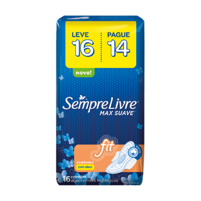 Absorvente Sempre Livre Adapt Plus Suave Leve16Pague14Un Aba