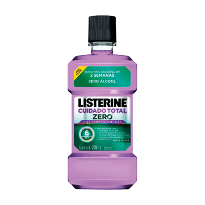 Enxaguante Bucal Listerine Zero Cuidado Total Care 250ML
