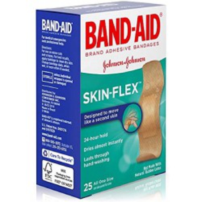 Band Aid Skin Flex Standard 25Un