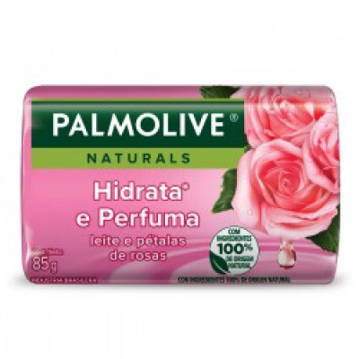 Sabonete Palmolive Naturals Hidrtata e Perfuma Rosas 85G