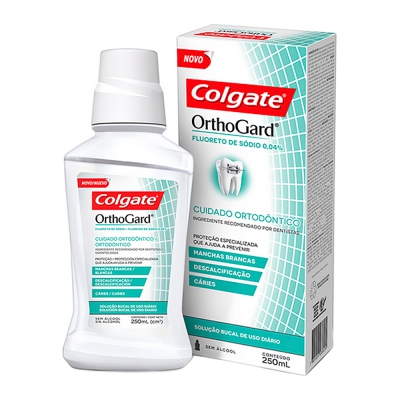 Enxaguante Bucal Colgate Orthogard Sem Álcool 250ML