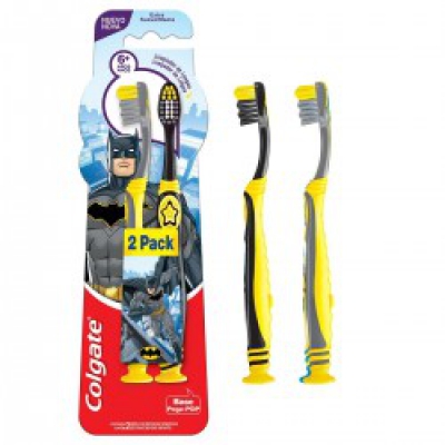 Escova Dental Colgate Smiles Batman e M.maravilha +6 Anos 2U