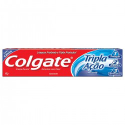 Creme Dental Colgate Tripla Ação Hortelã 90G
