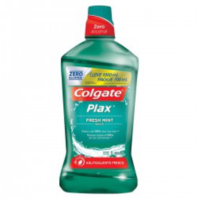 Enxaguante Bucal Colgate Plax Fresh Mint Lv1000ML Pg700ML