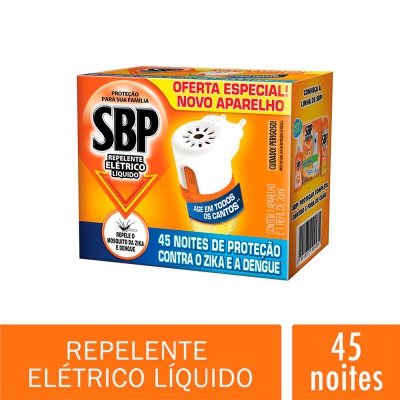 Sbp Elétrico 45 Noites Tranquilas Líquido +Aparelho Grátis