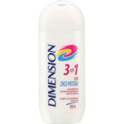 Shampoo Dimension 3X1 200ML Normais e Secos