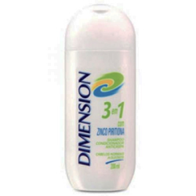 Shampoo Dimension 3X1 200ML Oleosos