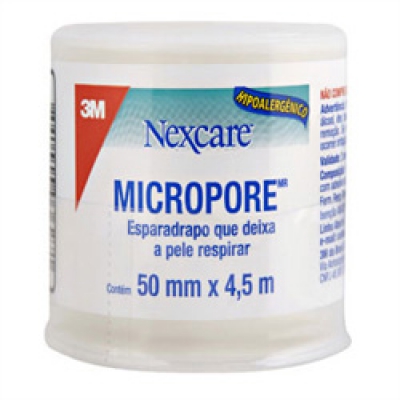 Esparadrapo Micropore Nexcare 5Cm X 4,5Mt