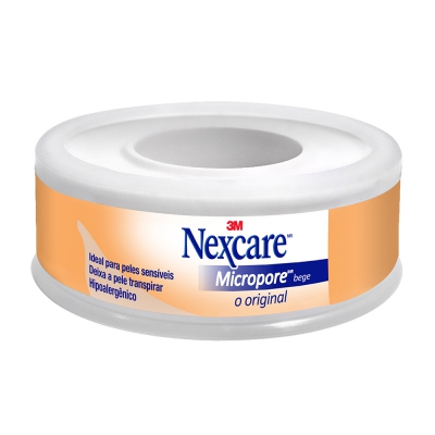 Esparadrapo Micropore Nexcare Bege 1,2Cm X 4,5Mt
