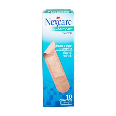 Curativo Nexcare Microporoso 10Un