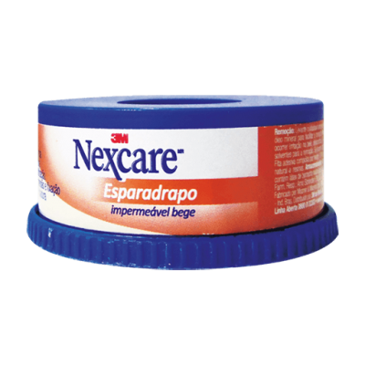 Esparadrapo 3M Nexcare Impermeável Bege 1,2Cm X 3Mt