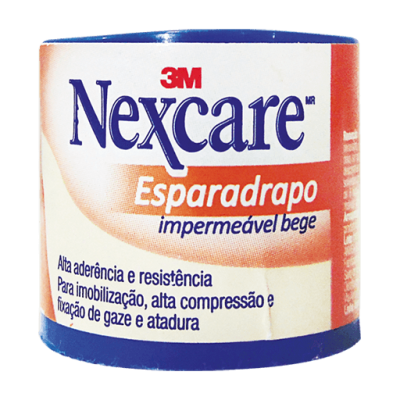 Esparadrapo 3M Nexcare Impermeável Bege 2,5Cm X 3Mt