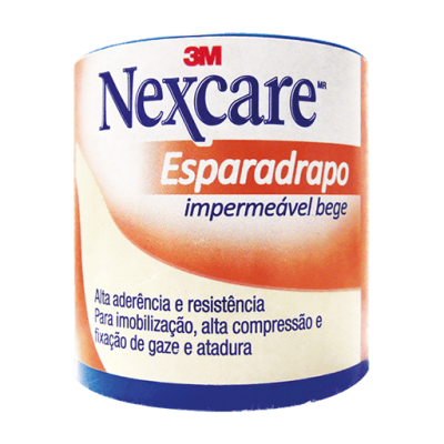 Esparadrapo 3M Nexcare Impermeável Bege 5Cm X 3Mt