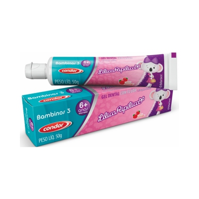 Gel Dental Condor Lilica Ripilica 6 Anos 50G