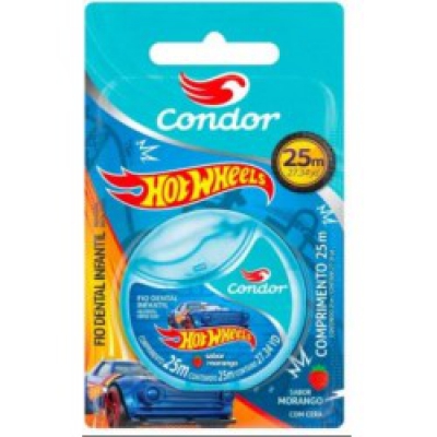 Fio Dental Condor Hot Wheels 25M