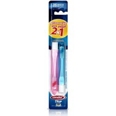 Escova Dental Condor Trip Leve2Un Pague1Un M 8035