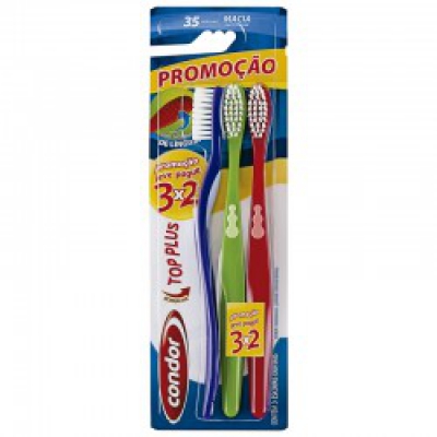 Escova Dental Condor Plus Leve3Un Pague2Un