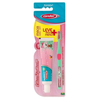 Gel Dental+Escova Dental Condor Lilica Ripilica