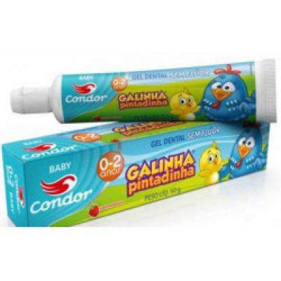 Gel Dental Condor Galinha Pintadinha Lv3 Pg2Un 50G