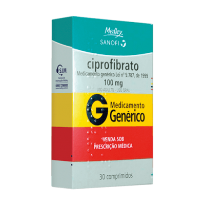 Ciprofibrato 100Mg 30Cpr Gen.medley