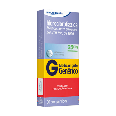 Fp.hidroclorotiazida 25Mg 30Cpr Gen.medley