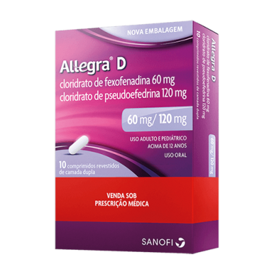 Allegra D 60Mg + 120Mg 10Cpr