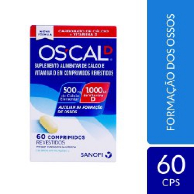 Os-Cal D 500Mg + 1.000Ui 60Cpr