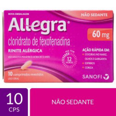 Allegra 60Mg 10Cpr