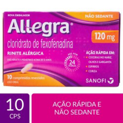 Allegra 120Mg 10Cpr