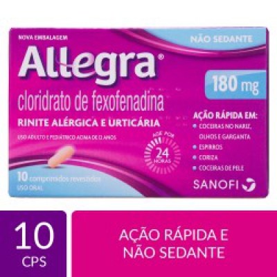 Allegra 180Mg 10Cpr