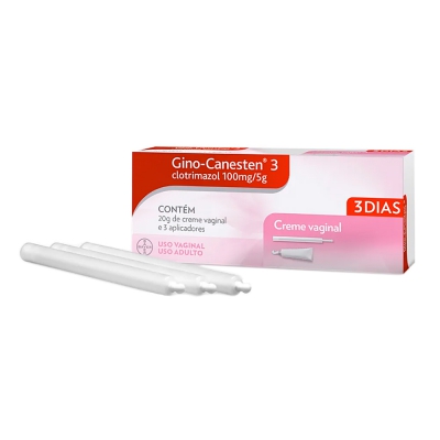 Gino Canesten 2% Creme Vaginal 20G 3 Aplicadores