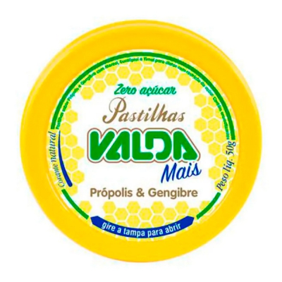 Valda Mais Lata Própolis e Gengibre 50G