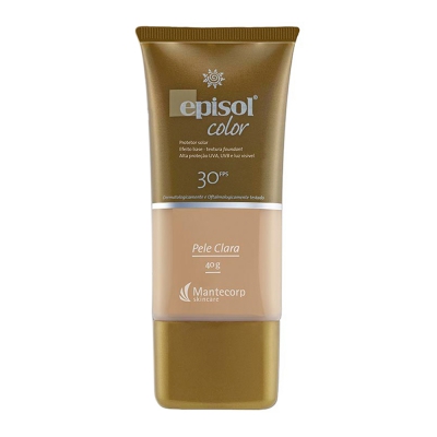Protetor Solar Episol Color F Fps30 Pele Clara 40G