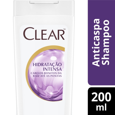 Shampoo Clear Anticaspa Hidratação Intensa 200ML