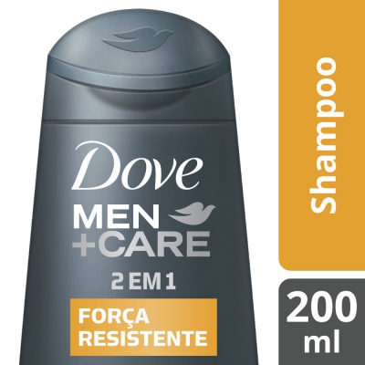 Shampoo Dove Men Care 2 Em 1 Força Resistente 200ML