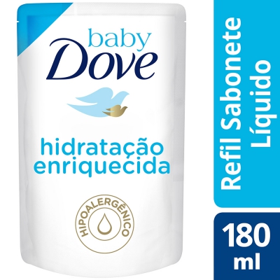 Sabonete Líquido Dove Baby Hidratação Enriquecida Refil 180M