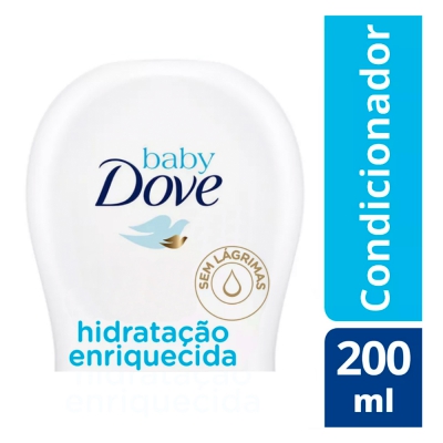 Condicionador Dove Baby Hidratação Para Cabelos Claros 200ML