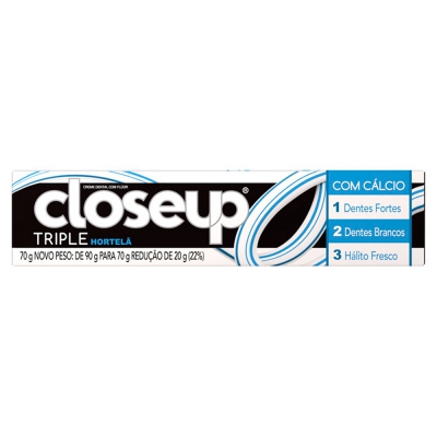 Creme Dental Close Up Triple Hortelã 70G