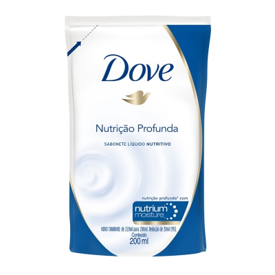 Sabonete Líquido Dove Nutrição Profunda Refil 200ML